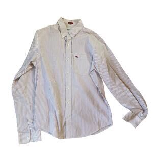 Abercrombie Men Striped Button Up Shirt